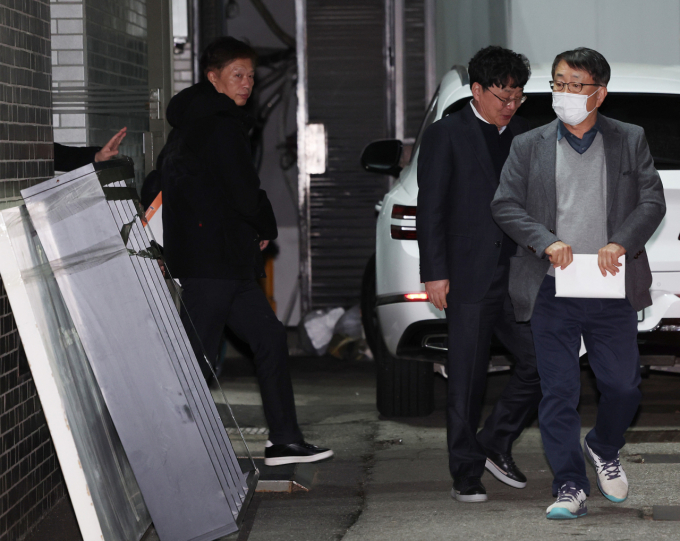 Professors protesting in South Korea