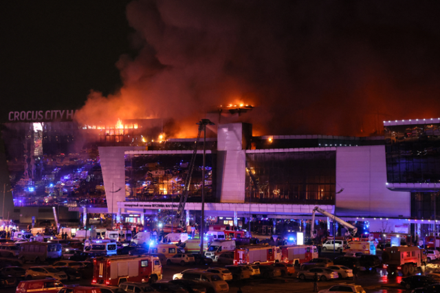 Fire at the Crocus City Hall