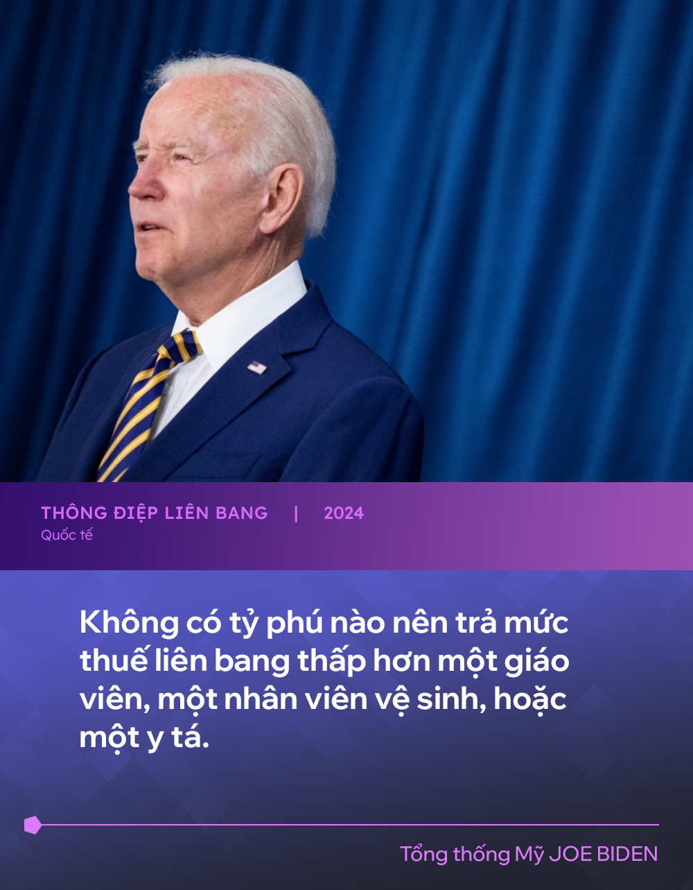 Tổng thống Biden tuyên bố