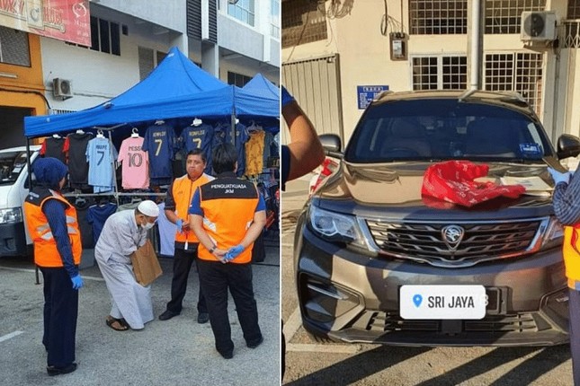 Malaysia: Man Raises Money Begging with SUV