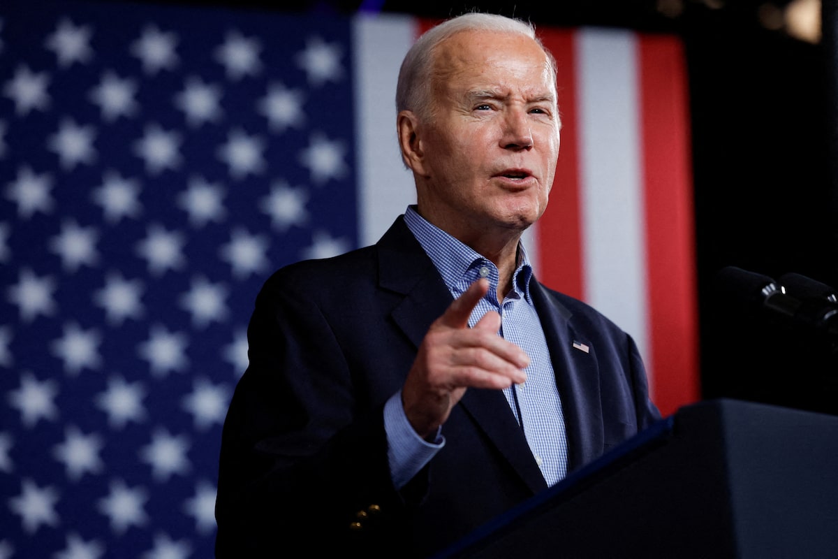 Tổng thống Joe Biden trong chiến dịch vận động tranh cử ở bang Georgia ngày 9-3