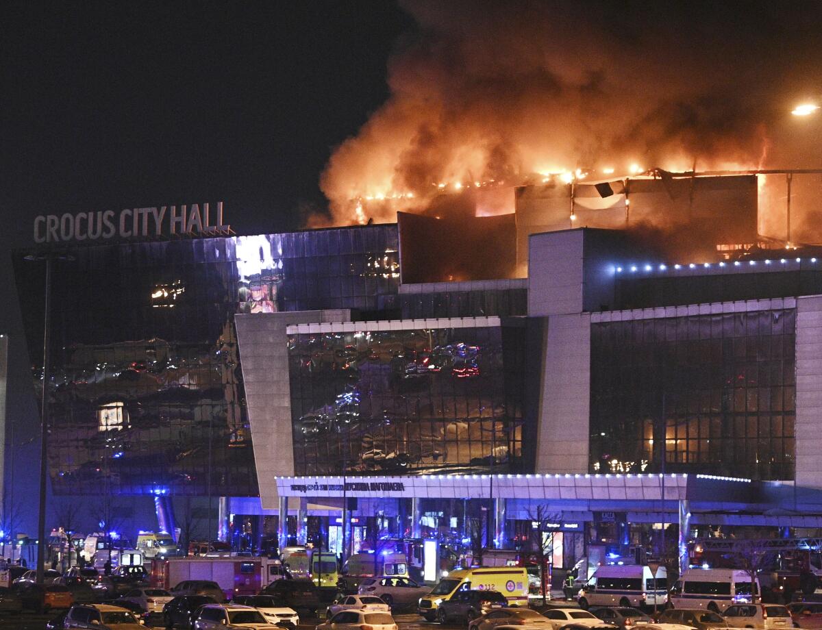 Moscow concert hall shooting