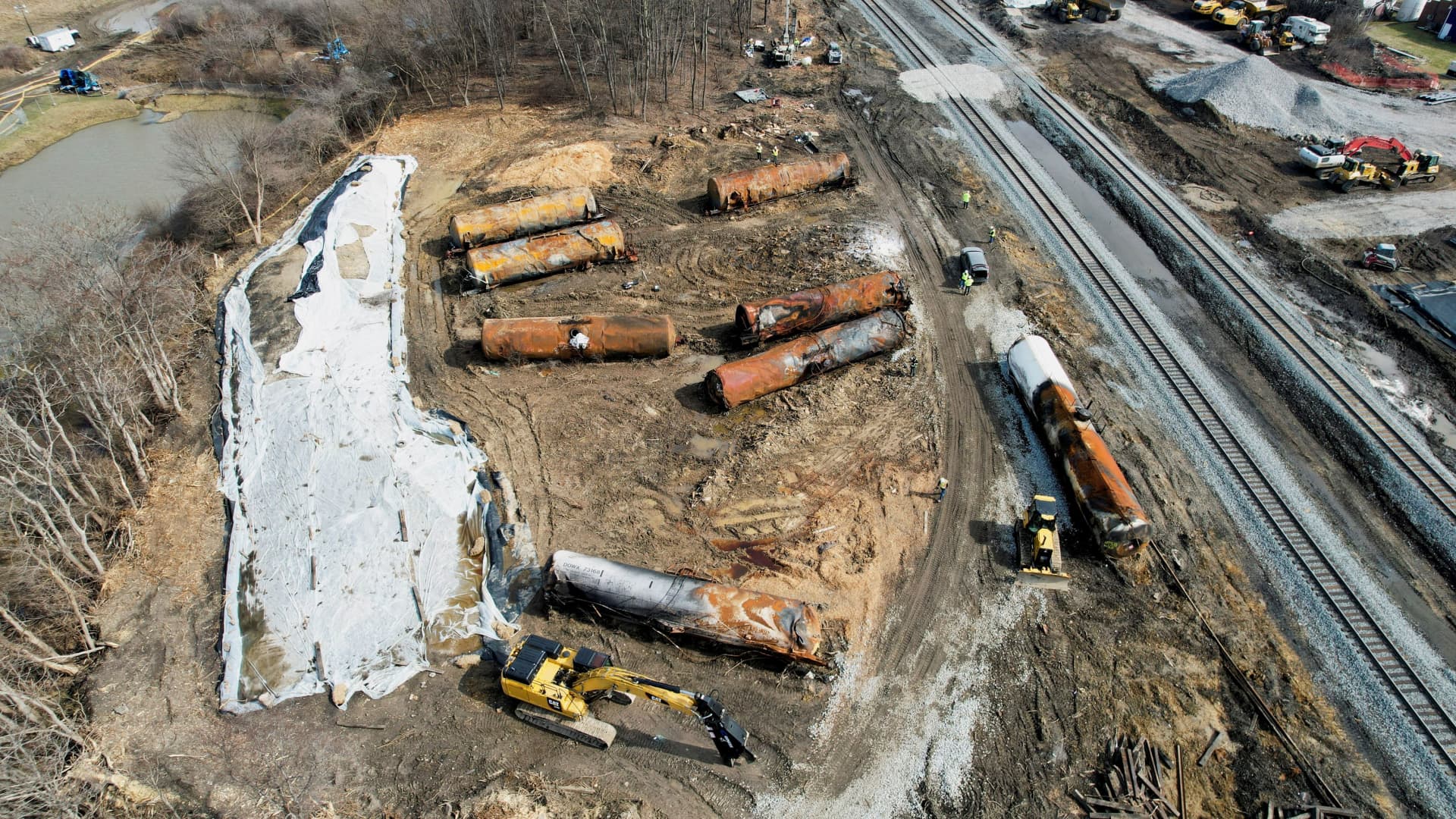 Biden to Visit Ohio Train Derailment Site after Toxic Disaster