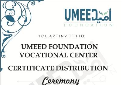 Certificate Distribution Ceremony: Celebrating Success and Empowerment at Umeed Foundation Vocational Center
