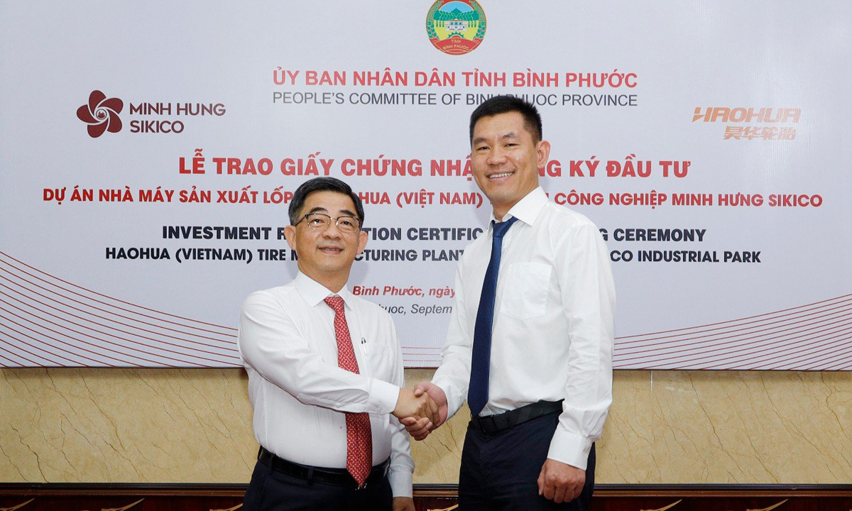 Business Today: Shandong HaoHua Tire Invests $500 Million in Minh Hung Sikico Industrial Park