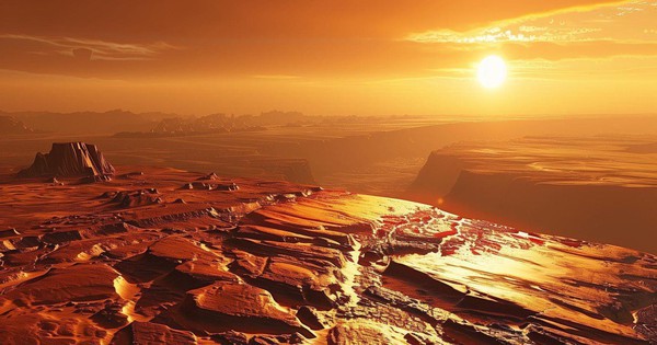 Discovery of “The Ray of Life” on Mars